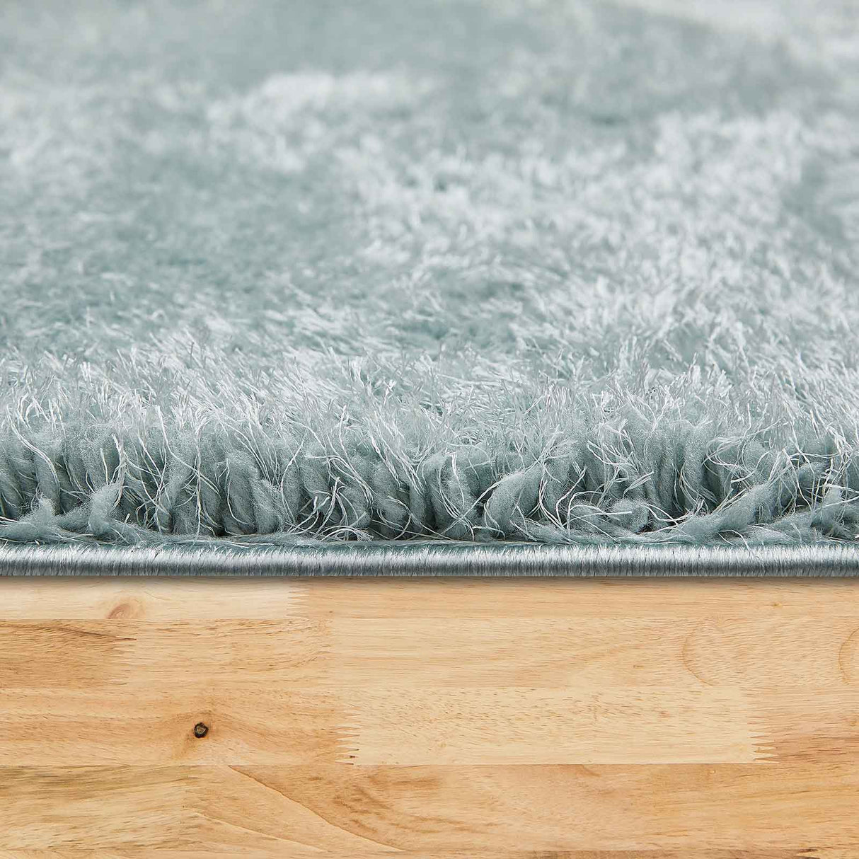 Hochflor-Teppich LYNN Anwendung Boden Mattenlager | Türkis