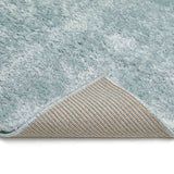 Hochflor-Teppich LYNN Nahaufnahme Mattenlager | Türkis