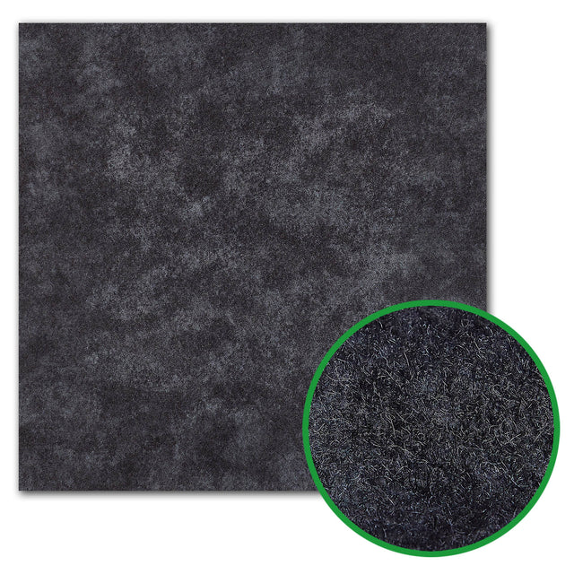 Nadelfilz Teppichfliesen TAIGA mit Design Oberfläche | Anthrazit