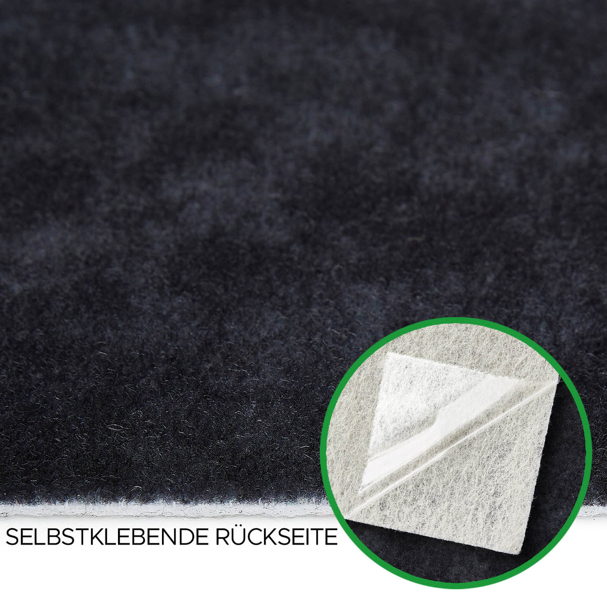 Nadelfilz Teppichfliesen TAIGA mit Design Oberfläche | Anthrazit