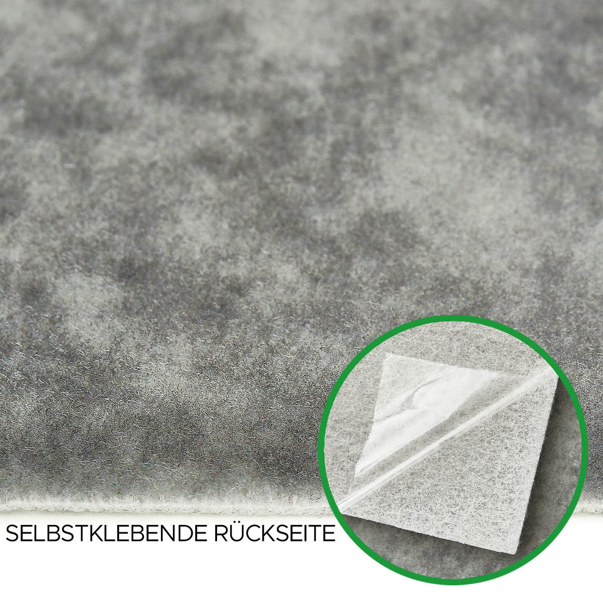 Nadelfilz Teppichfliesen TAIGA mit Design Oberfläche | Beige-Grau