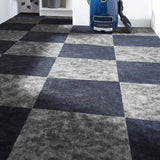 Nadelfilz Teppichfliesen TAIGA mit Design Oberfläche | Hellgrau