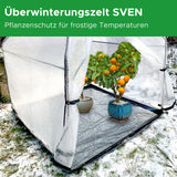 pflanzenschutz zelt winter Überwinterungszelt SVEN