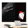 Glas-Magnetboard | Schwarz