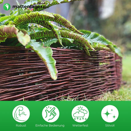 Weidensteckzaun NATURA in Anwendung