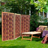 Weiden-Paravent SAM- 3-teiliger Premium-Sichtschutz