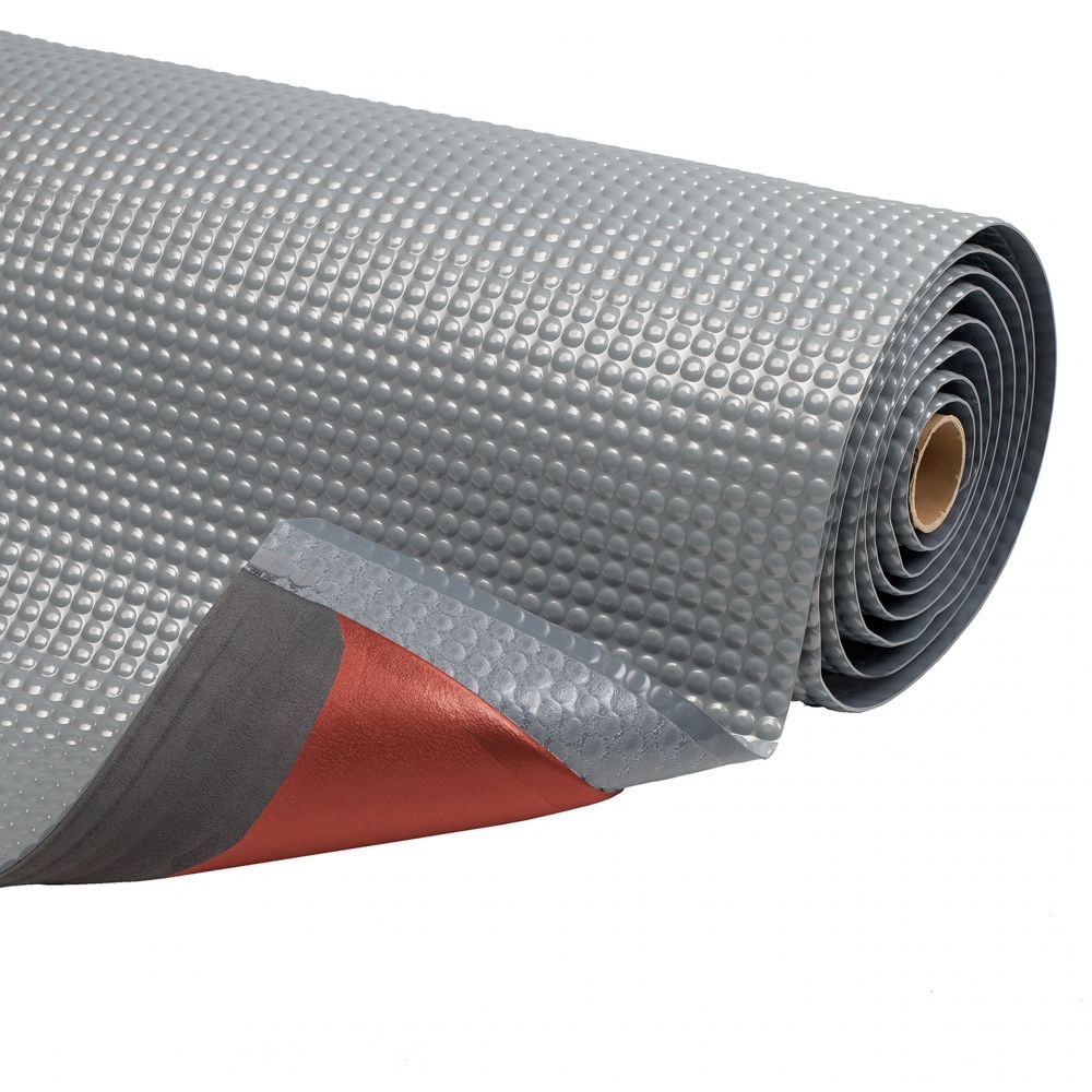 Anti-Ermüdungsmatte ERGOPRO mit Polster zweilagig | Grau