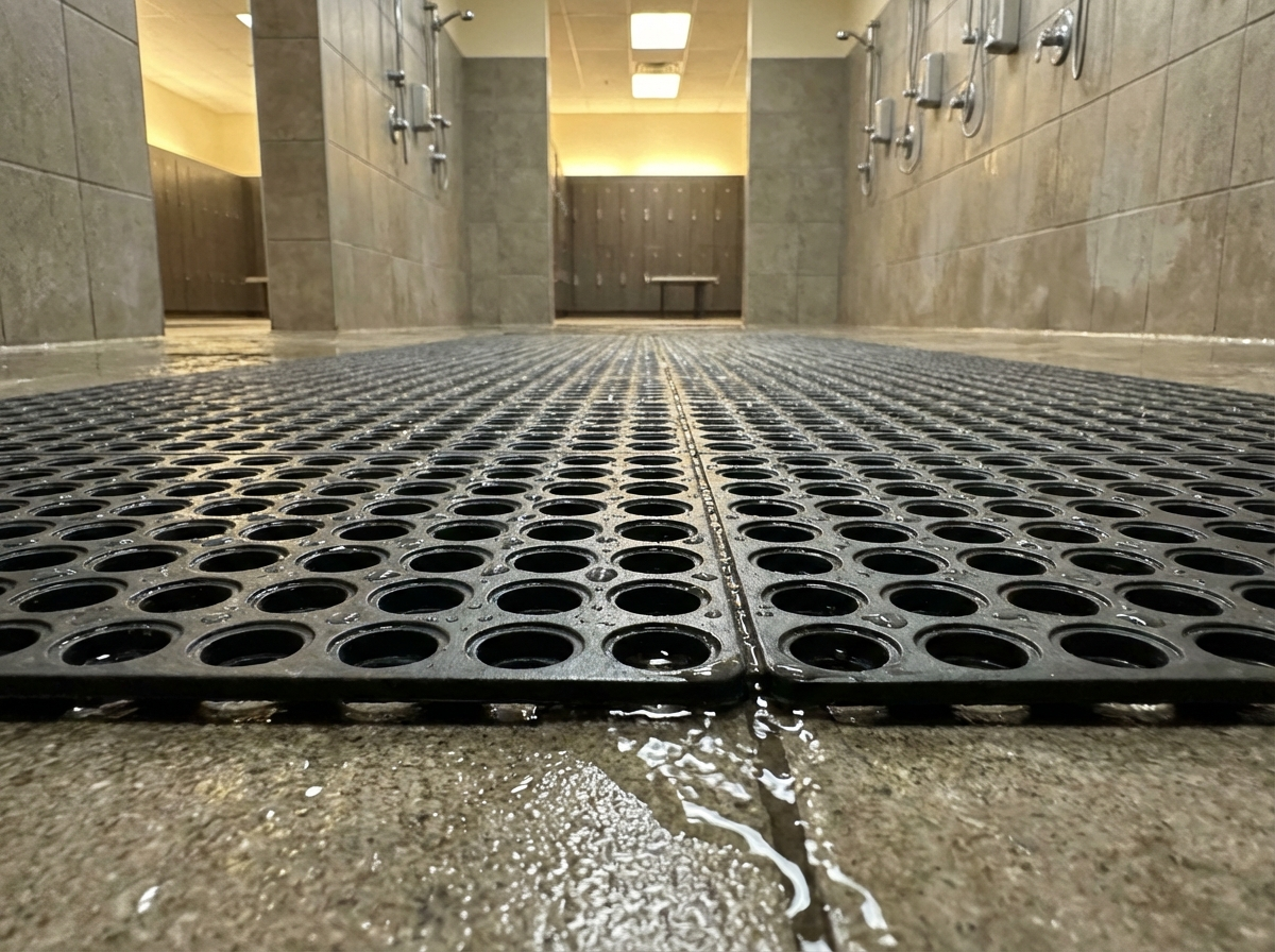 Hygienematten Nassbereich – rutschfest und hygienisch für Dusche und Gastro | mattenlager.de