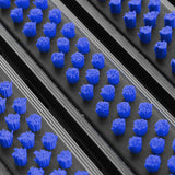 Eingangsmatte ALUFLOW mit Bürsten-Einsatz | Blau