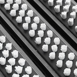 Eingangsmatte ALUFLOW mit Bürsten-Einsatz | Weiß