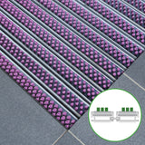 Eingangsmatte ALUFLOW - Bürsten-Einsatz für Außenbereich - 3 Stärken - Zone 1