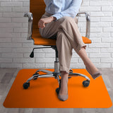 Bodenschutzmatte farbig - Bürostuhlunterlage | Orange