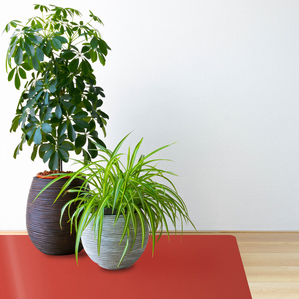 Bodenschutzmatte farbig - Unterlage für Pflanzen | Rot