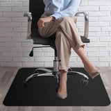 Bodenschutzmatte farbig - Bürostuhlunterlage | Schwarz