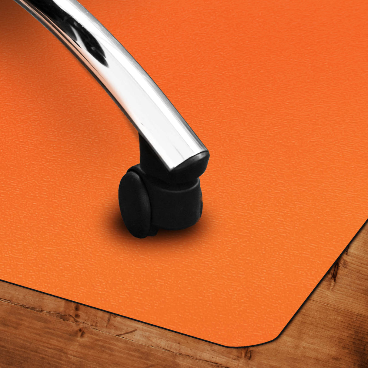 Bodenschutzmatte farbig - Bürostuhlunterlage | Orange