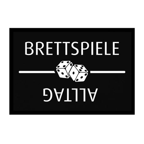 Fußmatte HOME STYLE - Design "Brettspiele / Alltag"