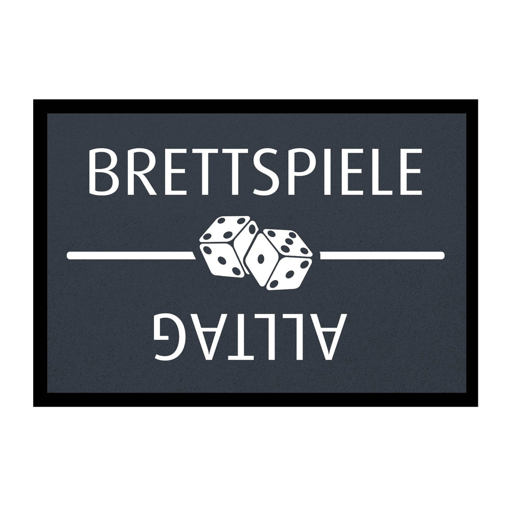 Fußmatte HOME STYLE - Design "Brettspiele / Alltag"