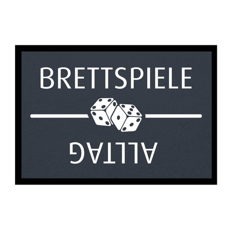 Fußmatte HOME STYLE - Design "Brettspiele / Alltag"