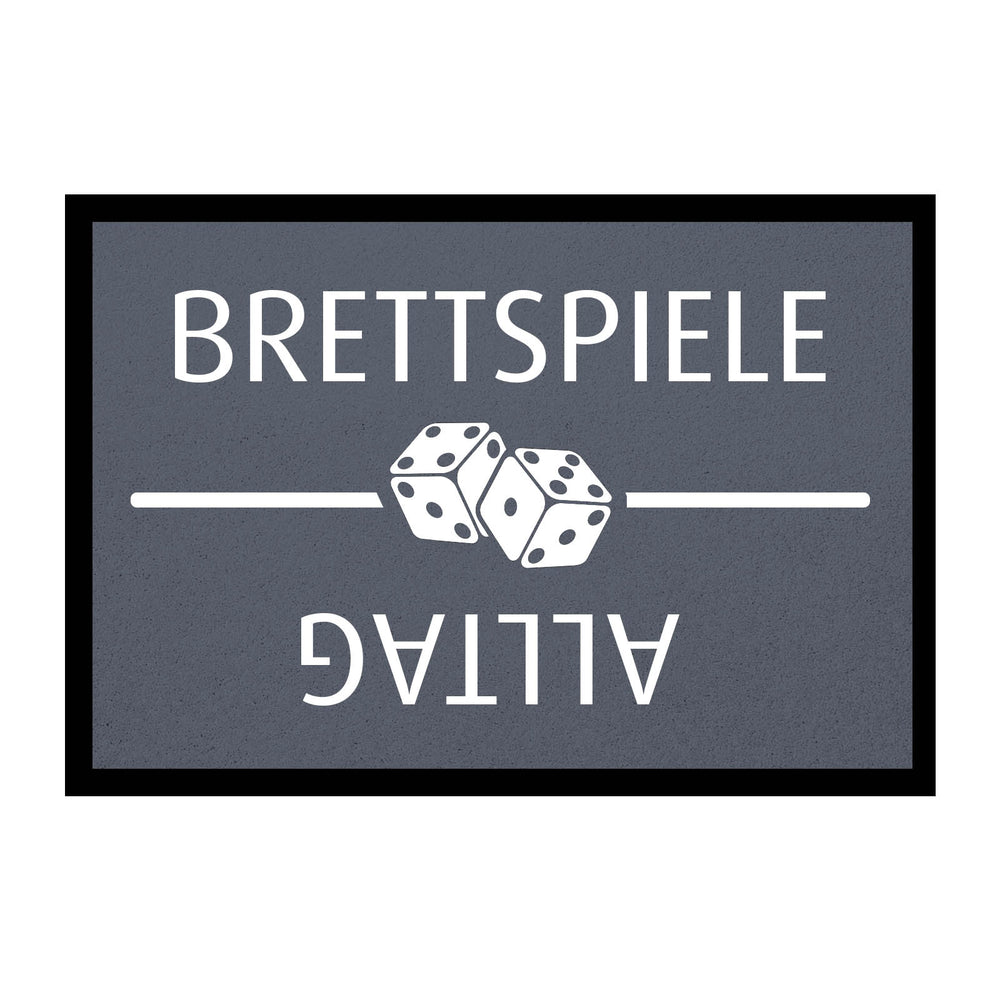 Fußmatte HOME STYLE - Design "Brettspiele / Alltag"