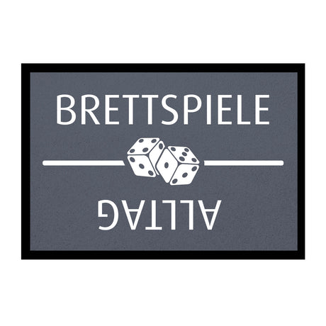 Fußmatte HOME STYLE - Design "Brettspiele / Alltag"