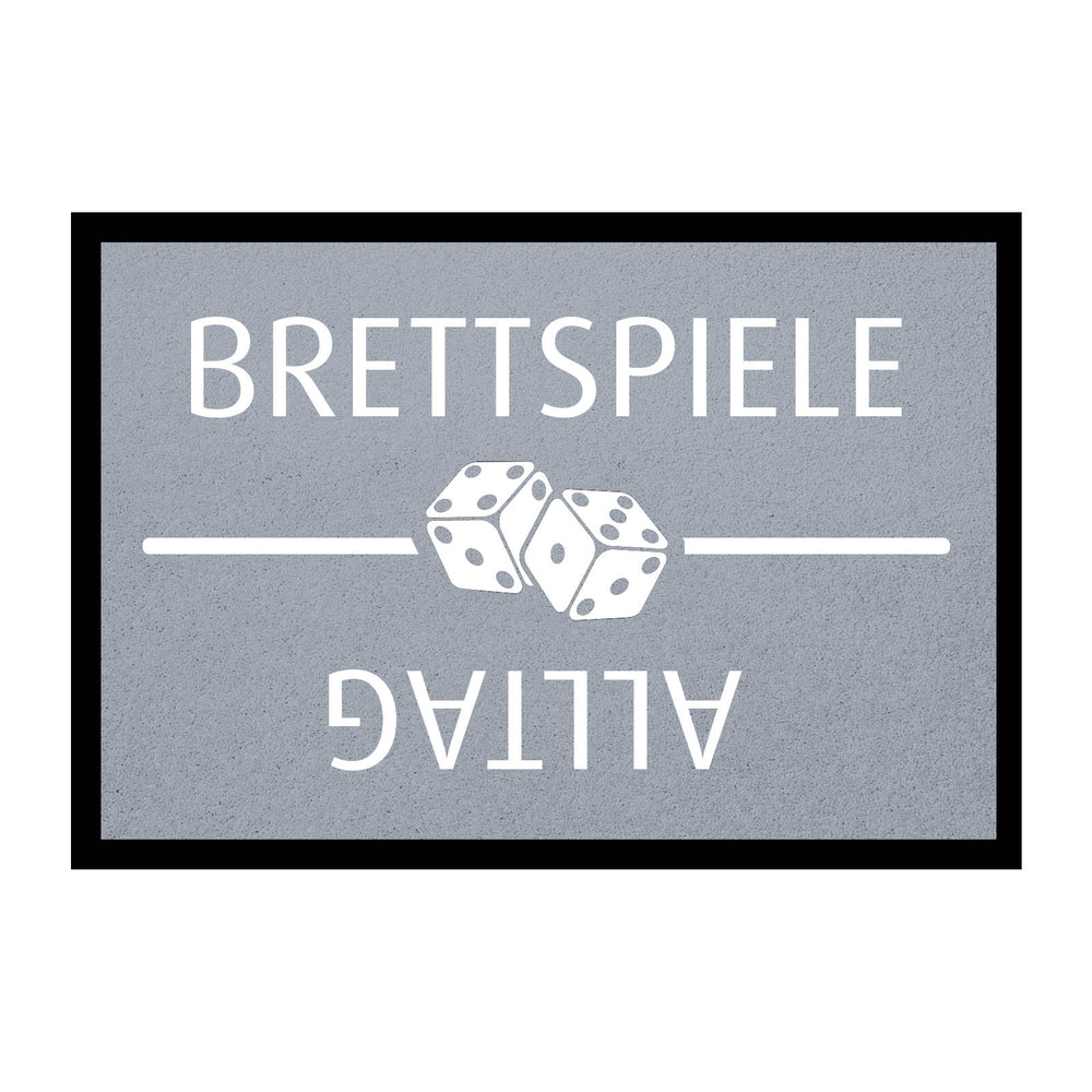Fußmatte HOME STYLE - Design "Brettspiele / Alltag"