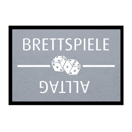 Fußmatte HOME STYLE - Design "Brettspiele / Alltag"