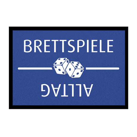 Fußmatte HOME STYLE - Design "Brettspiele / Alltag"