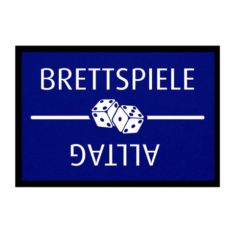 Fußmatte HOME STYLE - Design "Brettspiele / Alltag"