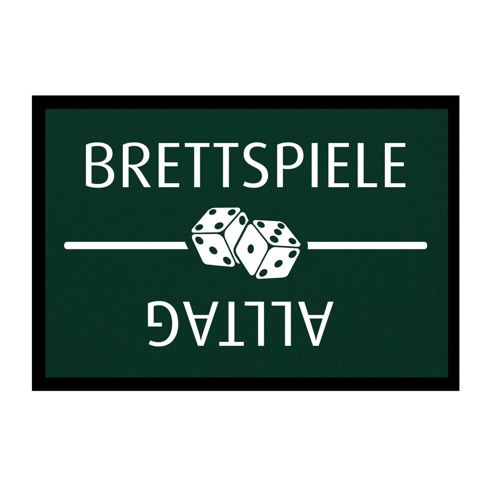 Fußmatte HOME STYLE - Design "Brettspiele / Alltag"