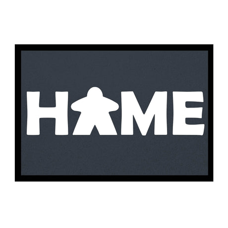 Brettspieler Fußmatte Design Meeple Home - Anthrazit