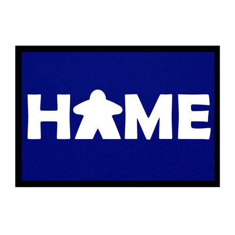 Brettspieler Fußmatte Design Meeple Home - Royalblau