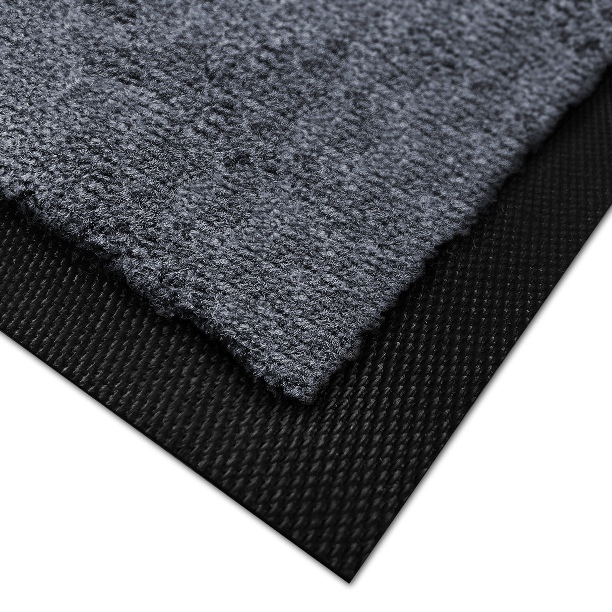 Fußmatte SPORT STYLE - Design "Fußballfeld mit Name" - personalisierbar | Dunkelgrau/Weiß