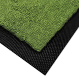 Fußmatte SPORT STYLE - Design "Fußballfeld mit Name" - personalisierbar | Kiwi/Weiß