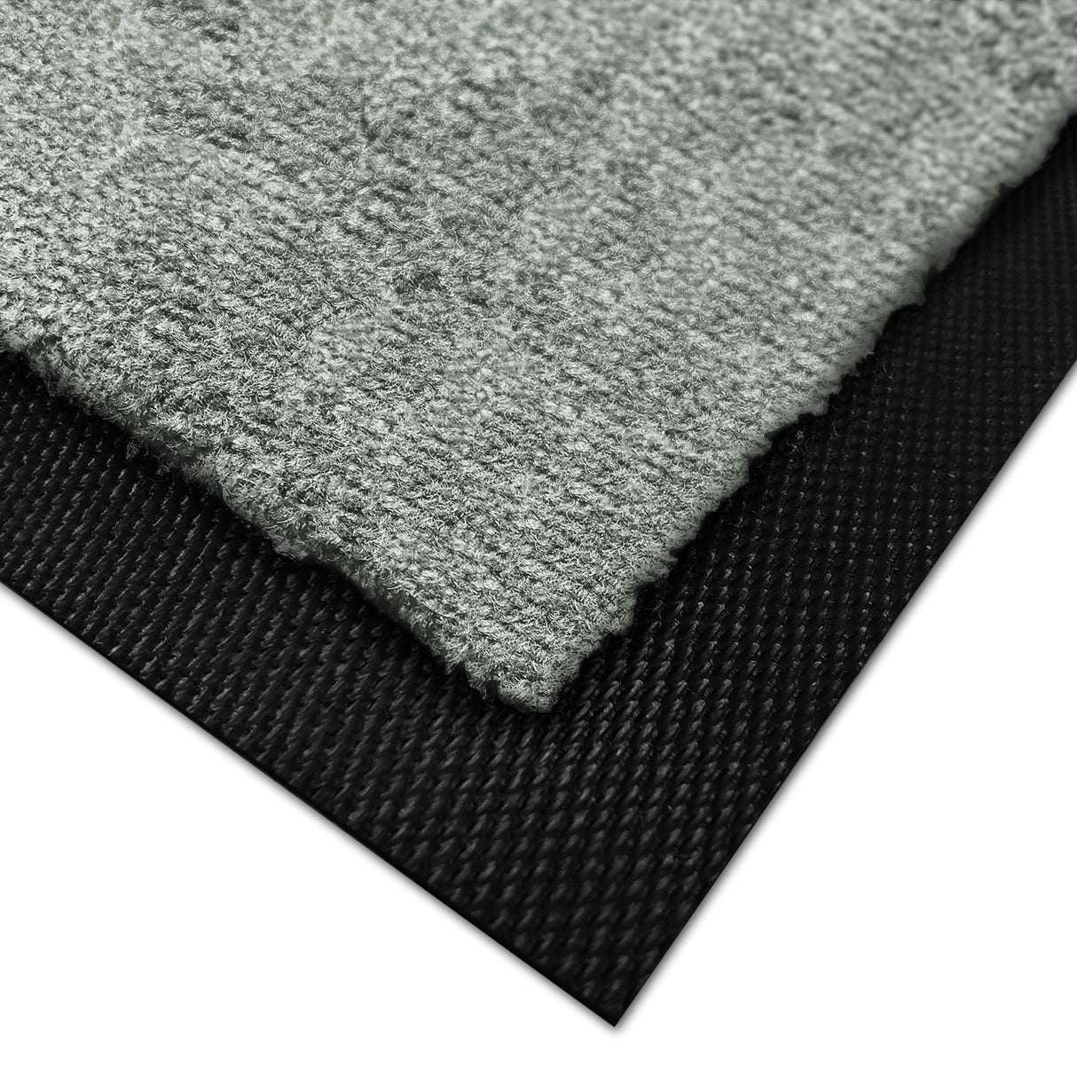 Fußmatte SPORT STYLE - Design "Fußballfeld mit Name" - personalisierbar | Nebel/Weiß