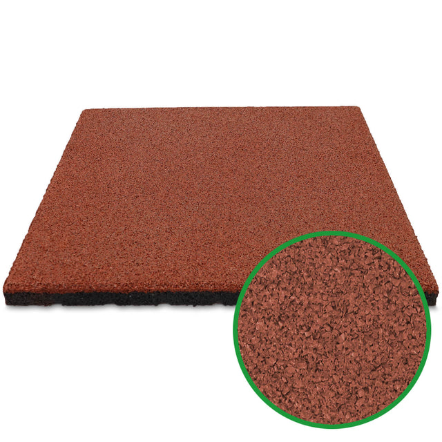 Fallschutzmatte CAPTURA - 50x50 cm - 30 mm Stärke | Rot