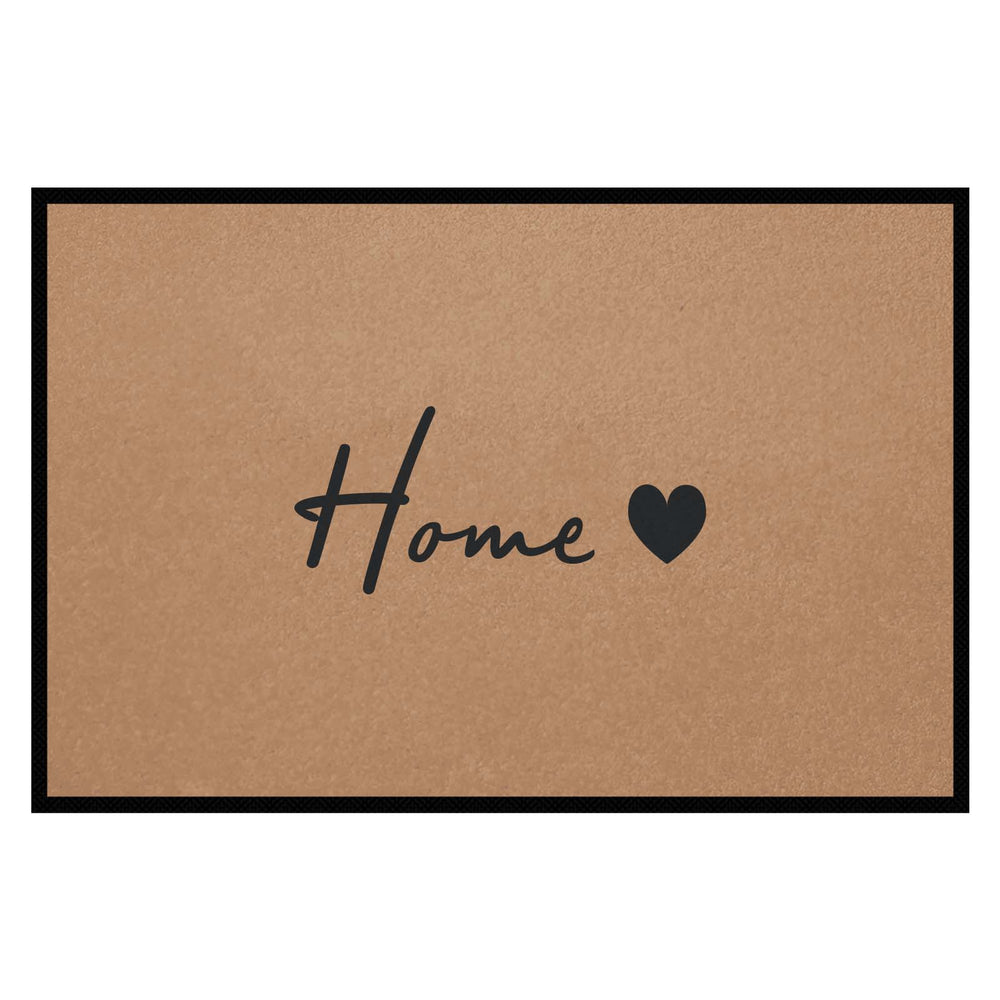 Fußmatte HOME STYLE - Design Home ♡ | Mocca/Schwarz