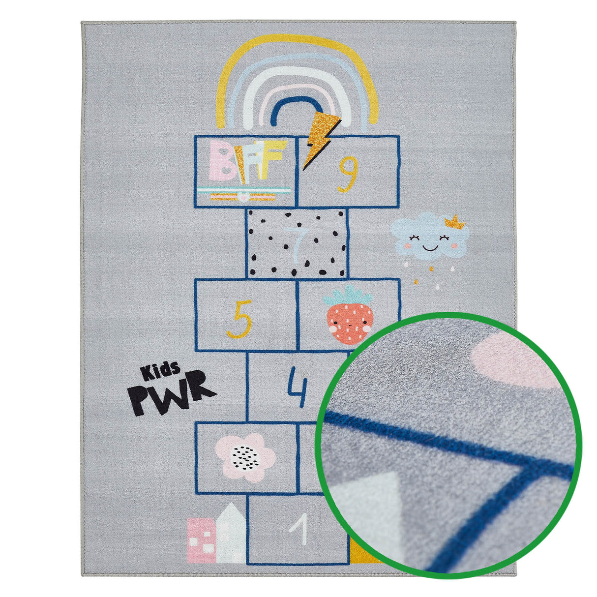 Kinderzimmer Teppich HOPP - Für extra viel Spiel-Spaß