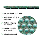 Balkonteppich mit Noppen | Dunkelgrün