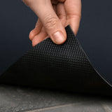 Fußmatte SPORT STYLE - Design "Fußballfeld mit Name" - personalisierbar | Anthrazit/Weiß