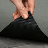 Fußmatte SPORT STYLE - Design "Fußballfeld mit Name" - personalisierbar | Nebel/Weiß