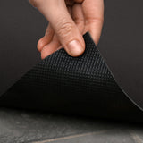 Fußmatte SPORT STYLE - Design "Fußballfeld mit Name" - personalisierbar | Schiefer/Weiß