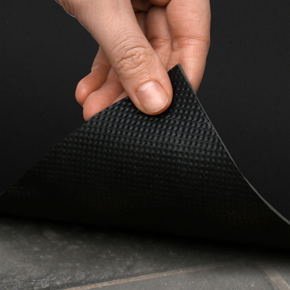 Fußmatte SPORT STYLE - Design "Fußballfeld mit Name" - personalisierbar | Schwarz/Weiß