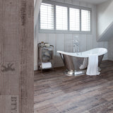 PVC-Bodenbelag in Holzoptik - Graubraun