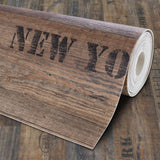 PVC-Bodenbelag in Holzoptik - Dunkelbraun