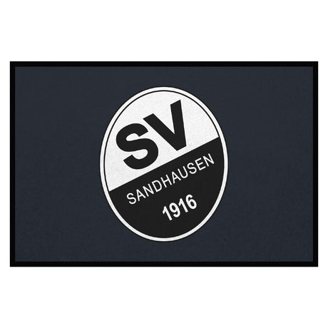 SVS FANMATTE - mit offiziellem Sandhausen Logo | Anthrazit/Weiß