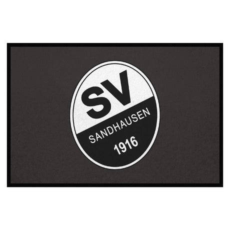 SVS FANMATTE - mit offiziellem Sandhausen Logo | Schiefer/Weiß