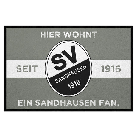 SVS FANMATTE - Hier wohnt ein Sandhausen Fan | Nebel/Weiß