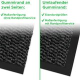 STAR - Klassische Fußmatte mit robustem Flor | Anthrazit