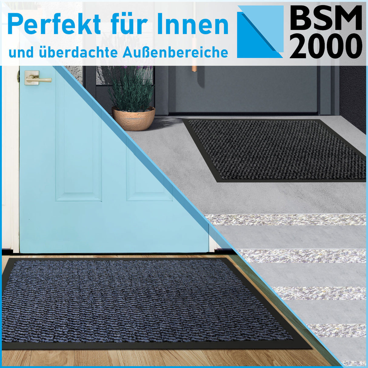 STAR - Die richtige Fußmatte für Ihre Haustür | Grau