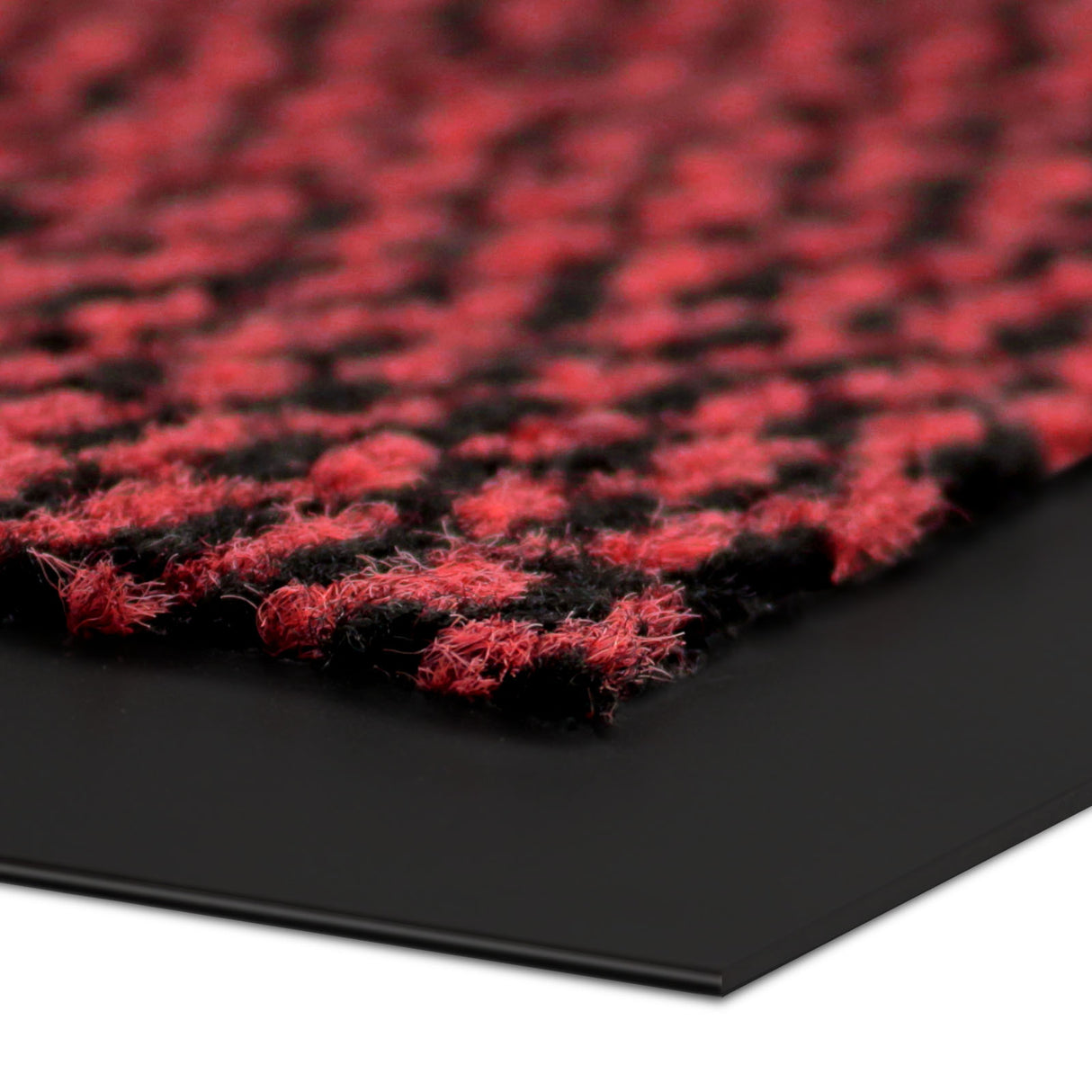 STAR - Klassische Fußmatte mit robustem Flor | Rot